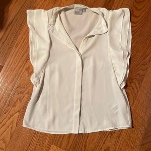 ASOS size 0 white sleeveless